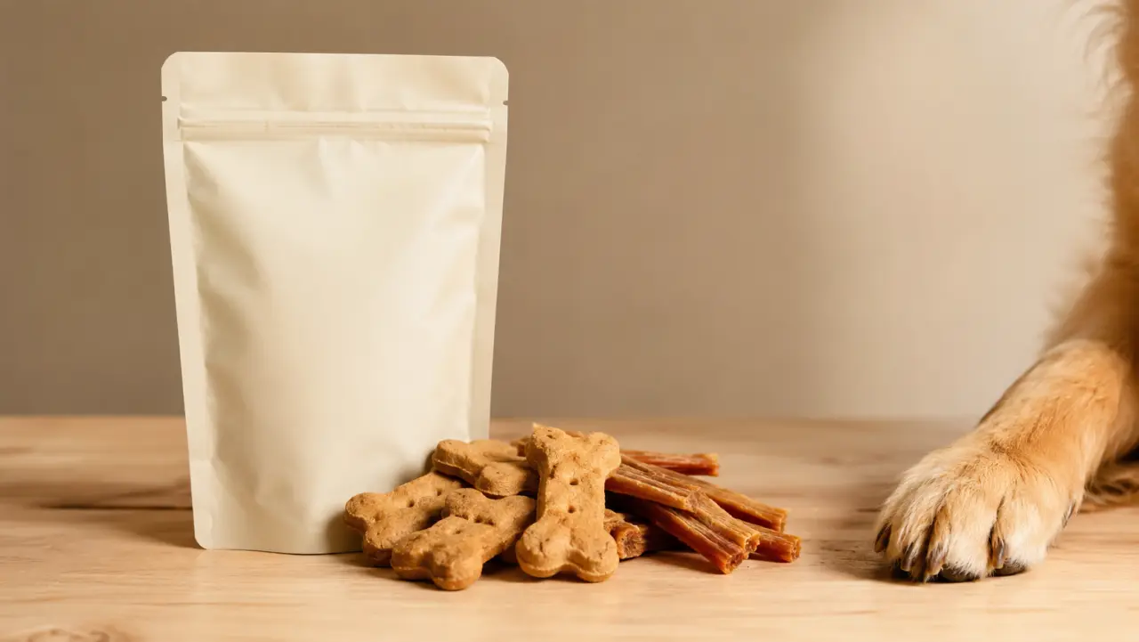 Empaque para treats de mascota: lo que exige el retail