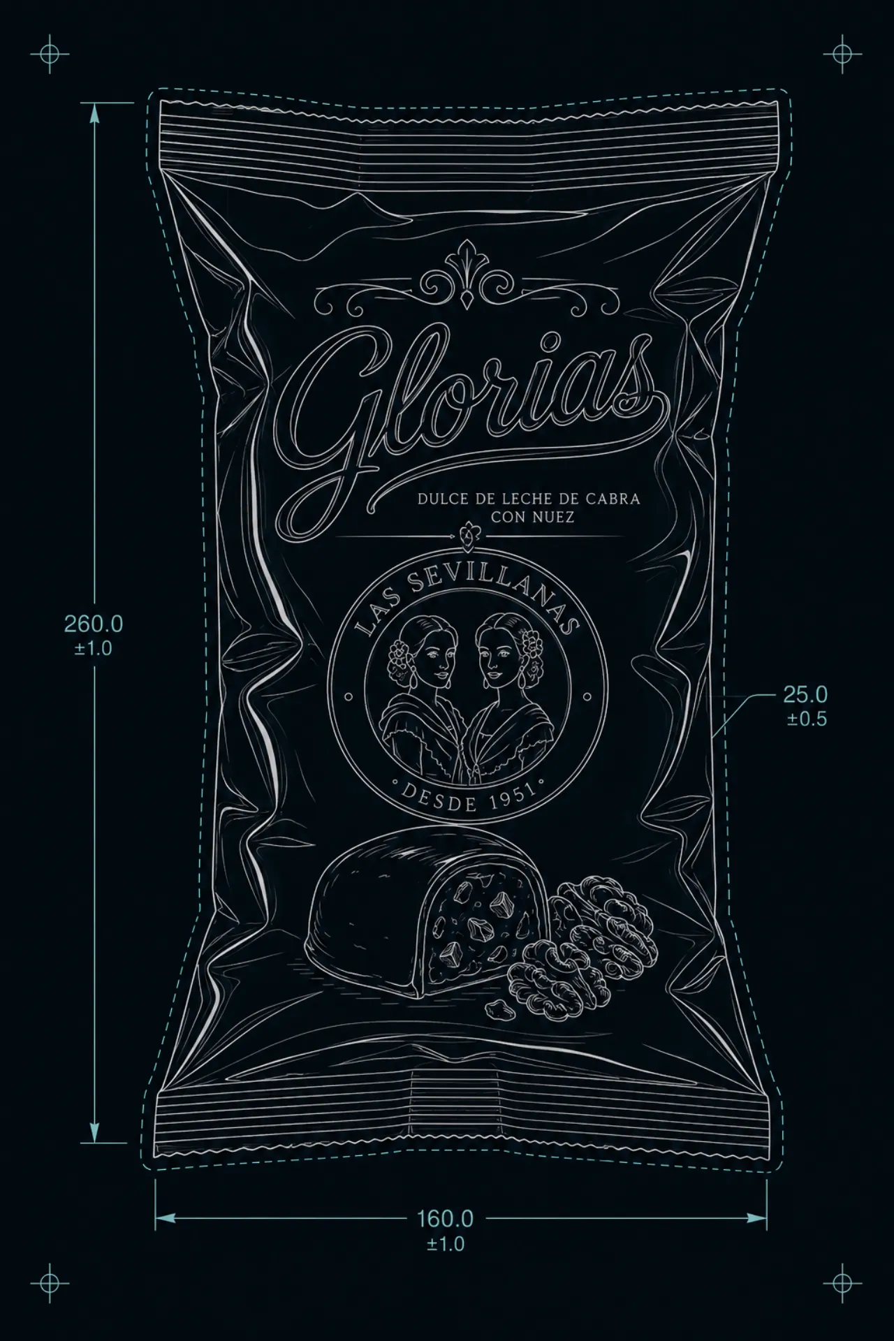 Plano técnico: bolsa almohada
