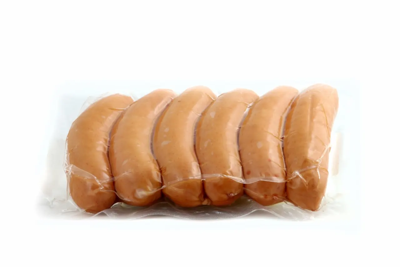 Empaque real: salchichas empacadas al vacío BPack