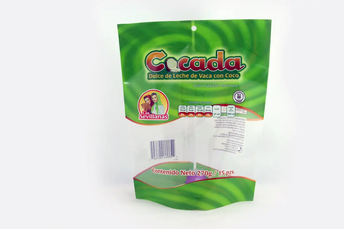 Stand-up pouch con ventana