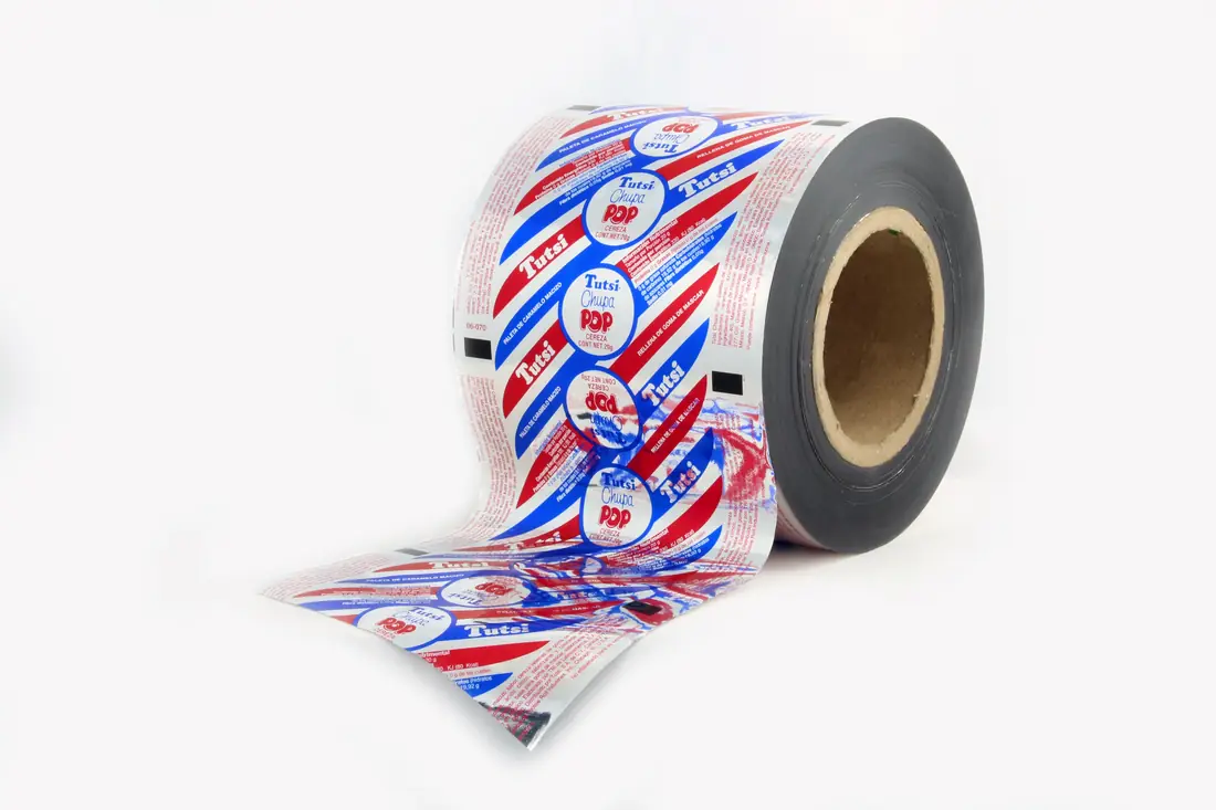 Rollos de película metalizada y de alta barrera EVOH para empaque flexible de alimentos